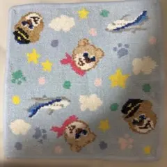 ナルミヤ シェニール織ハンカチ エンジェルブルー - メルカリ