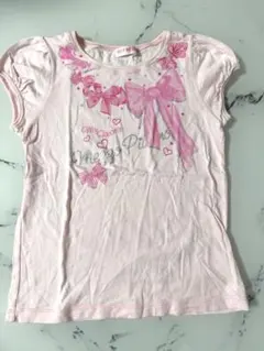 mezzo piano ピンク Tシャツ 140