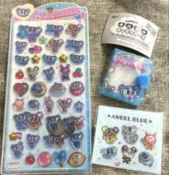 新品未使用 ANGEL BLUE うるちゅる ぷっくりシール ミニミニアルバム