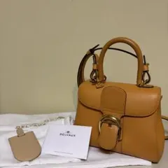 ⭐️美品⭐️ デルヴォー ブリヨンミニ 2way ハンドバッグ ブラウン 