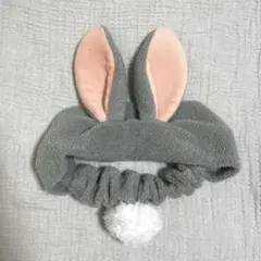 東京ディズニーリゾート うさぎ耳 グレー とんすけ ヘアバンド