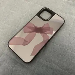 リボンデザイン ミラー iPhoneケース MagSafe対応