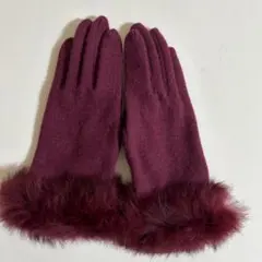 ファー付き手袋　グローブ