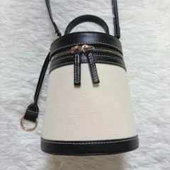 【完売品】ZARA ザラ コントラストボックスバッグ ショルダーバッグ 2way