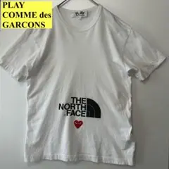 プレイコムデギャルソン x ザ ノース フェイス Tシャツ