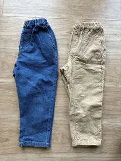 ユニクロ　ボトムス　100cm 2枚組