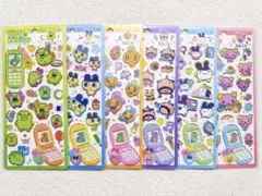 【たまごっち 平成はっぴーふぉんステッカー6点】平成レトロキャラクター 大人気