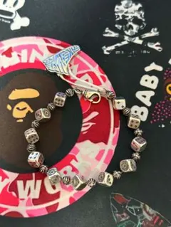 クロムハーツ Dice Bead/ダイスビーズ シルバーブレスレット メンズのサムネイル