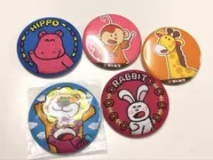 たべっ子どうぶつ缶バッジ　缶バッヂ　刺繍のサムネイル