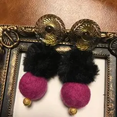 2点以上お買上げで100円割引‼︎ ハンドメイドピアス598