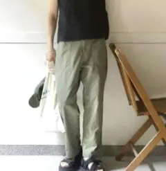 【ジャーナルスタンダードラックス】リップストップベイカーパンツ　カーキ　Sサイズ
