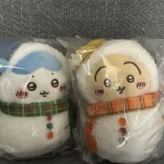 エニマイくじ ちいかわ Ｅ賞マスコットハチワレ、うさぎセットのサムネイル