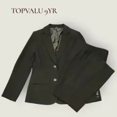 レディース パンツスーツ セットアップ 黒 TOPVALU 9YRのサムネイル