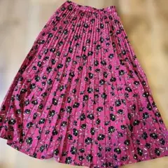 コーエン　花柄プリーツスカート　総柄　ピンクのサムネイル