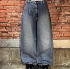 00s ecko unltd デニムパンツ ワイド バギー シティボーイ Y2K