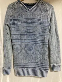 オレンジ ニット