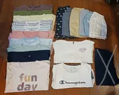 夏服女の子14点セット150160Sサイズまとめ売りユニクロTORIDORY無印