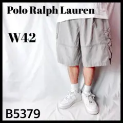 ポロラルフローレン チノ カーゴショーツ ハーフパンツ グレー 灰色 42インチ