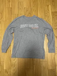 NIKE JUST DO IT. 長袖Tシャツ グレー Lサイズのサムネイル