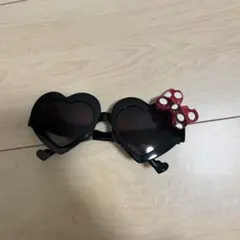 ハート型サングラス ミニーマウス風