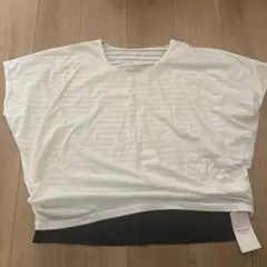 ストライプ リバーシブルTシャツ