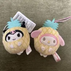 パイナップルクロミ、マイメロマスコット　2体セット