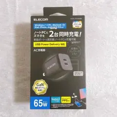 【C-31】エレコムUSB-C AC充電器 PD対応 2ポートノートPC対応