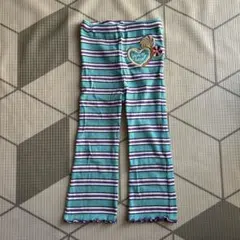 ストライプ柄ロングパンツ 100cm