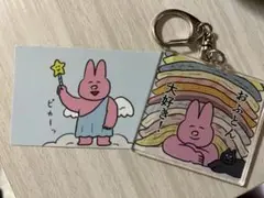 なおにゃん ストラップ＆ステッカーセット