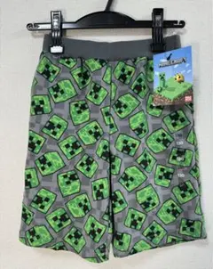 マインクラフトMinecraftキッズハーフパンツ半ズボン総柄130cm新品