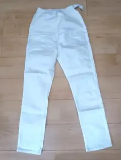 マタニティパンツ　白　無印良品　Lサイズ