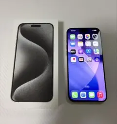 【本体】Apple iPhone 15ProMAX ナチュラルチタニウム