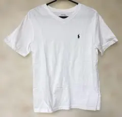 ポロ ラルフローレン Vネック白Tシャツ 150cm