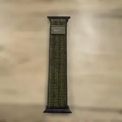 Applewatch用 NIKEスポーツループ グリーン/グレー 46mm