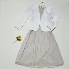 【未使用級】any SiSセレモニースーツM〜L 2点セット卒入学式ママスーツ