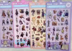 ② 立体 ぷくぷく3D シール4枚セット❣️✨