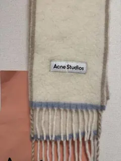 ほぼ未使用】Acne Studios ウールモヘアスカーフ - ナロー - メルカリ