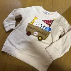 ミキハウス 刺繍トレーナー
