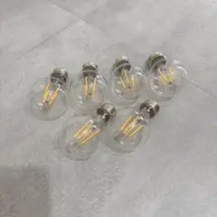 ニトリ LED フィラメント電球 E26口金 60形相当 6個セット