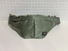 【超美品】ポーター タンカー ウエストバッグ L ボディバッグ セージグリーン