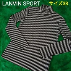 【美品】LANVIN SPORT ゴルフ ハイネックシャツ 38