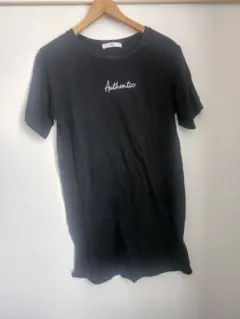 GRL 半袖 Tシャツワンピース ブラック Authentic ロゴのサムネイル