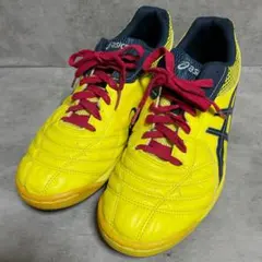 【アシックス】(27.5) フットサルシューズ カルチェット イエロー／ネイビー