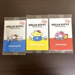 サンリオキャラクターズウエハース ハローキティ50th 3枚セット