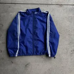 【激レア】90s アシックス ナイロントラックジャケット カレッジロゴ y2kのサムネイル