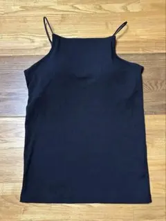 FREAK'S STOREフリークスストア カップ付きキャミブラック リブ黒のサムネイル