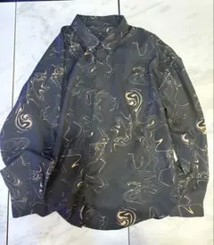 ciao 長袖シャツ Lサイズ 抽象模様