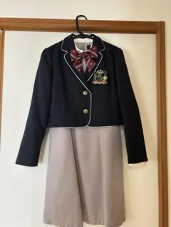 【卒業式】送料無料 ワンピース、ブレザーセット レピピアルマリオ　Mサイズ