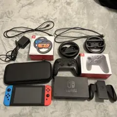 Nintendo Switch 本体 プロコン　ハンドル付き