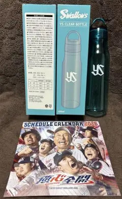 東京ヤクルトスワローズ クリアボトル 420ml カレンダー2026 - メルカリ